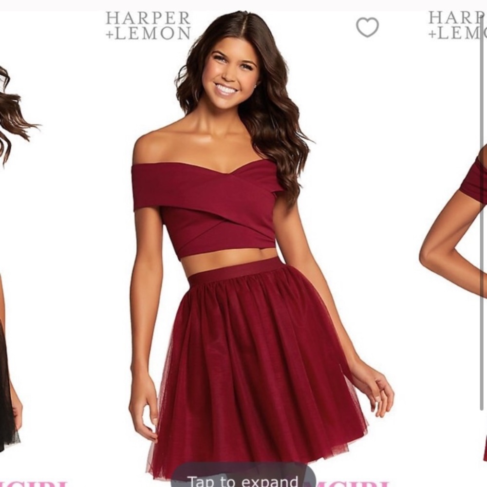 NWT HARPER LEMON two piece formal dress